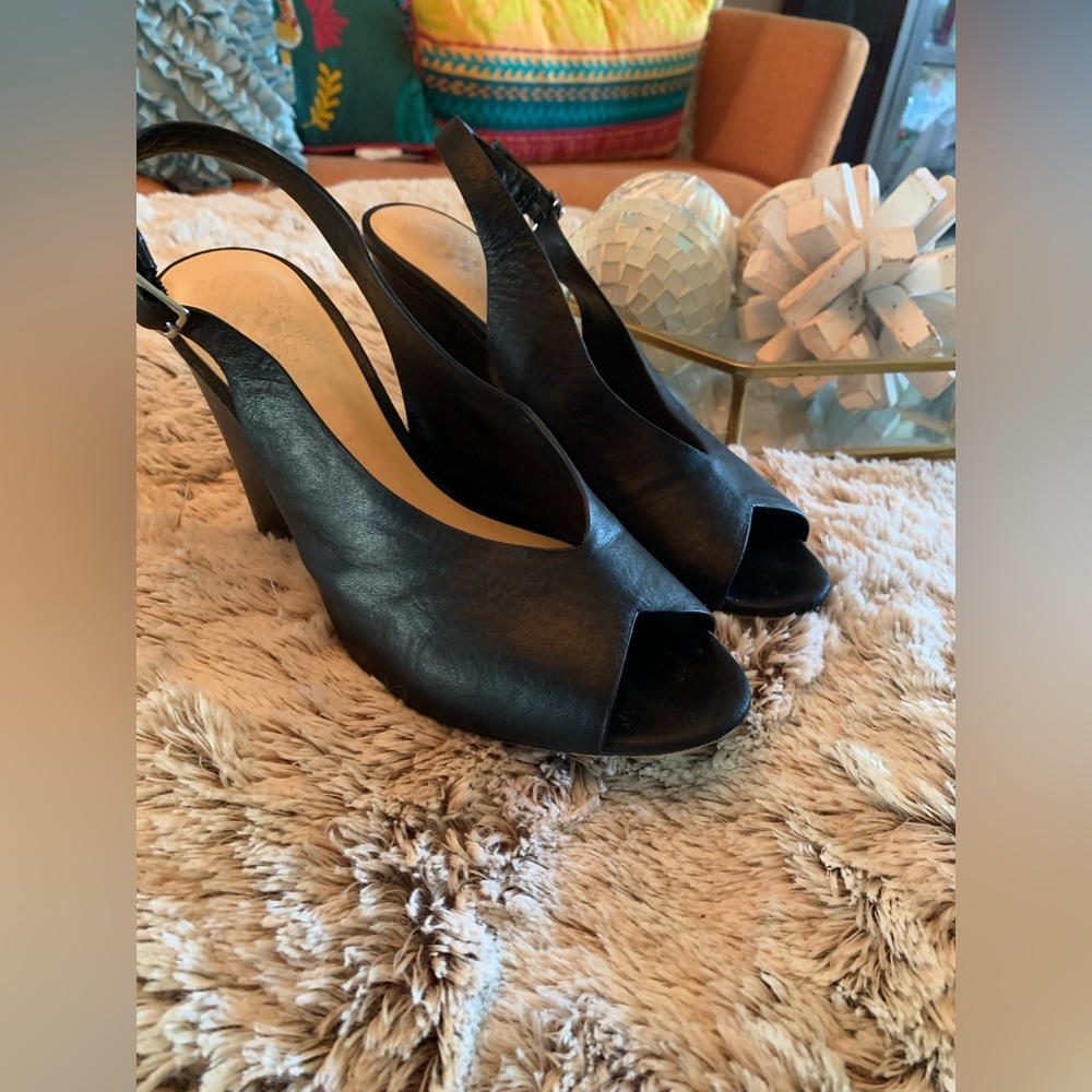 Vince Camuto Peep Toe Wedge Heel